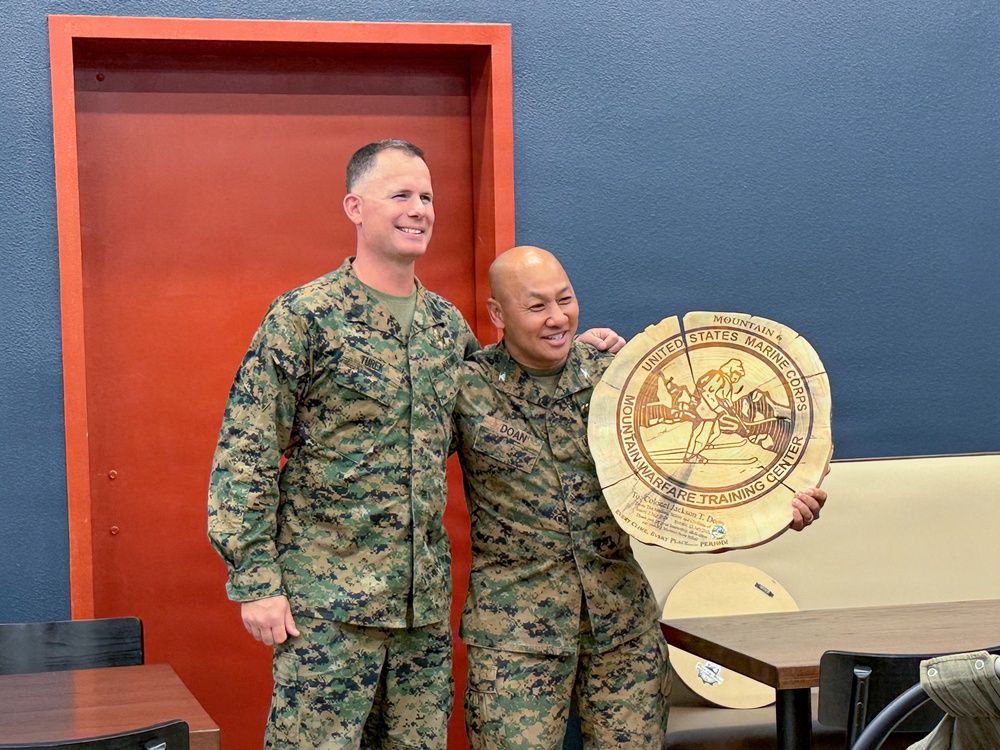 Marine Corps Mountain Warfare Training Center conducts change of command ceremony