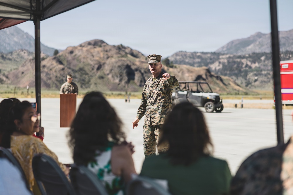 Marine Corps Mountain Warfare Training Center conducts change of command ceremony