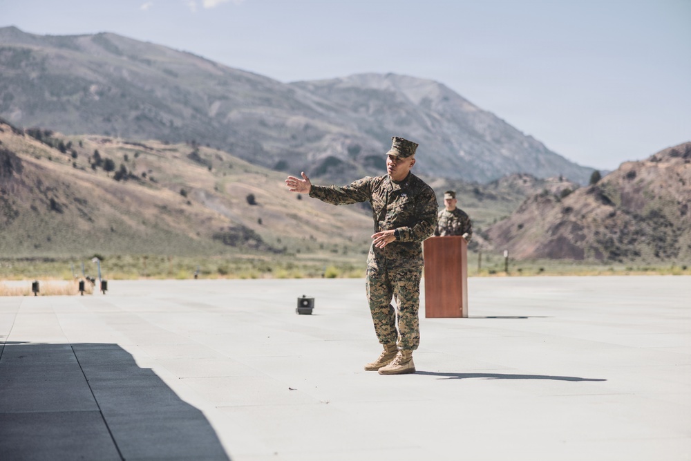 Marine Corps Mountain Warfare Training Center conducts change of command ceremony