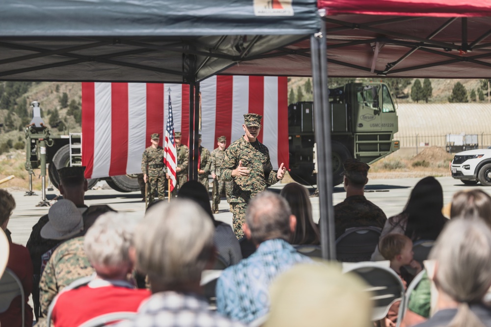 Marine Corps Mountain Warfare Training Center conducts change of command ceremony