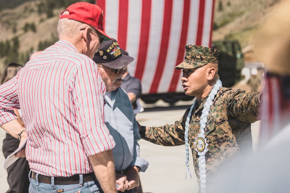 Marine Corps Mountain Warfare Training Center conducts change of command ceremony