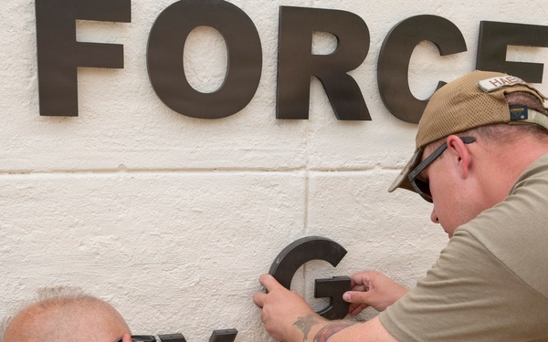 Spark to Signage: Airmen prepare Joint Base Lindsey Graham for historic renaming