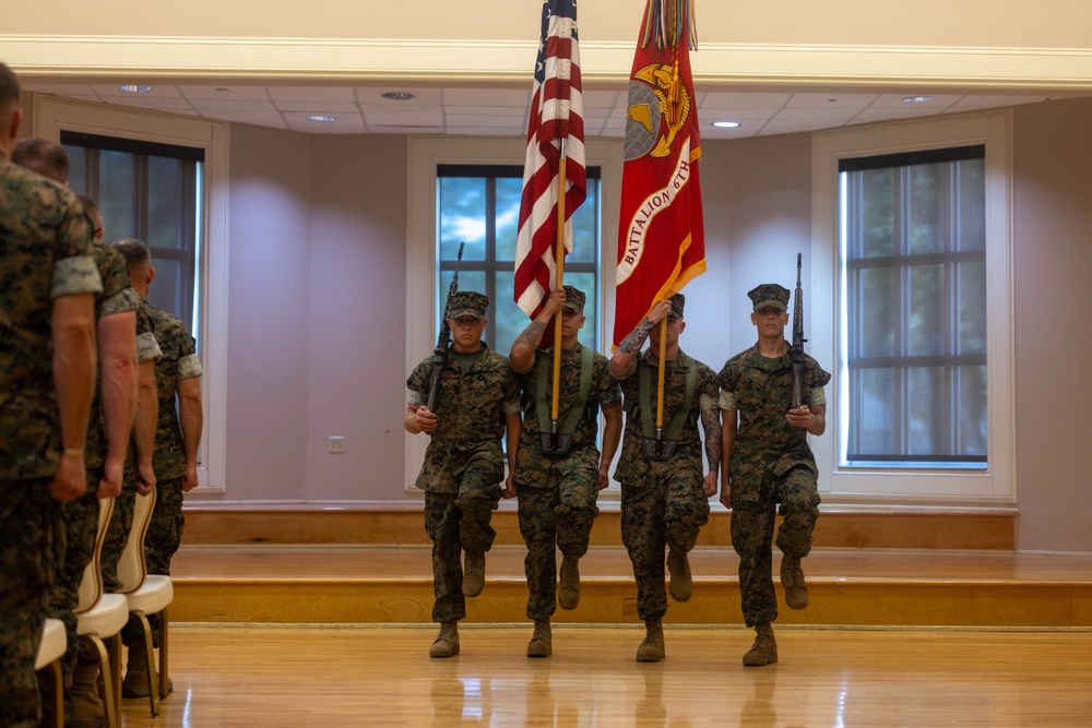3rd Battalion 6th Marine Regiment Change of Command
