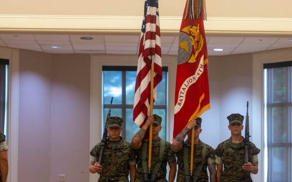 3rd Battalion 6th Marine Regiment Change of Command