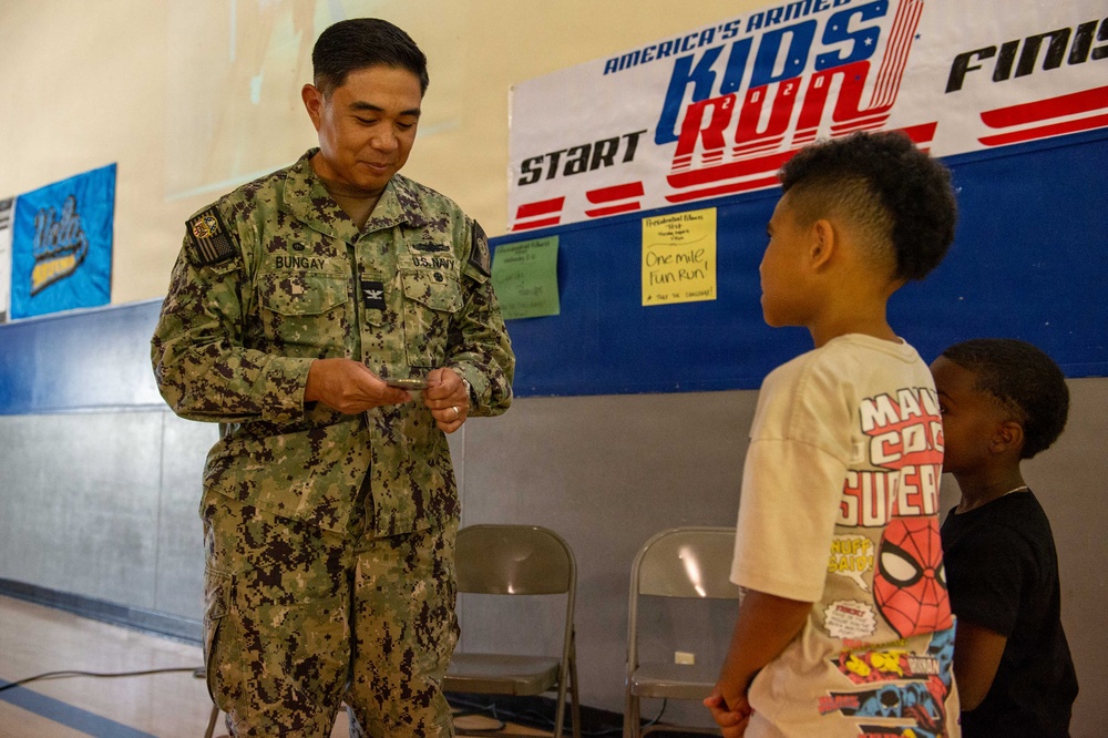 Naval Base San Diego presents Presidential Physical Fitness Awards