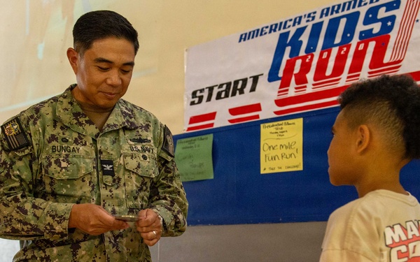 Naval Base San Diego presents Presidential Physical Fitness Awards