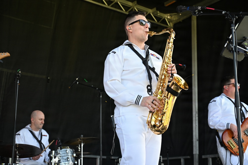 Musician 1st Class Chandler Davis Performs in Cheyenne Wyoming