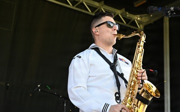 Musician 1st Class Chandler Davis Performs in Cheyenne Wyoming