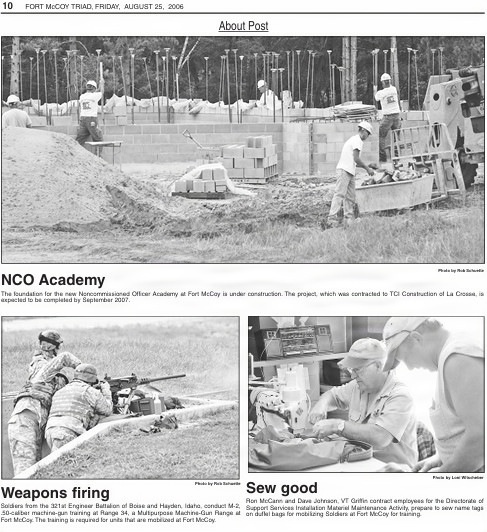 This Month in Fort McCoy History — August
