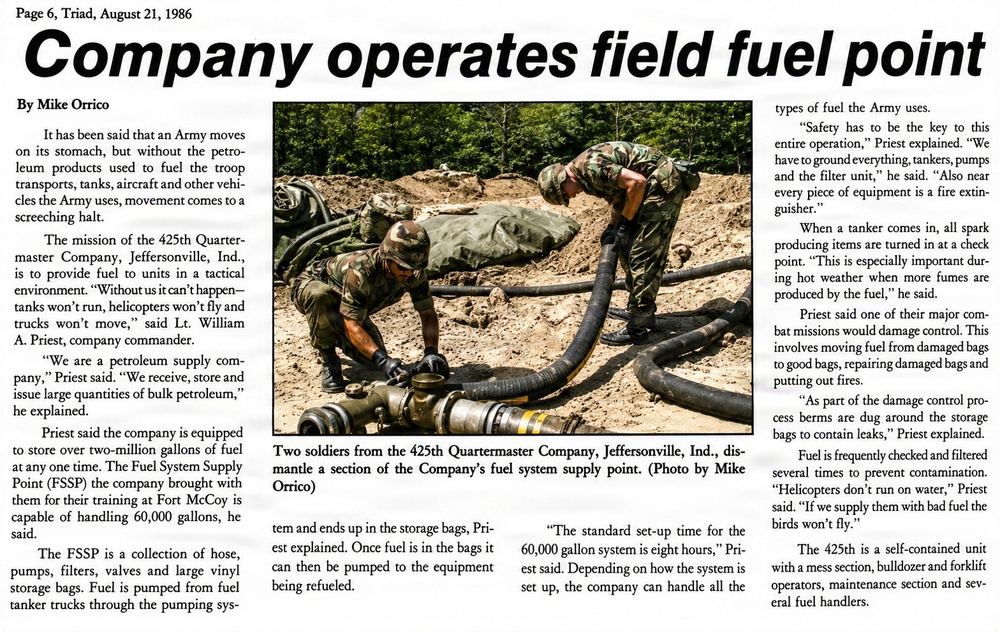 This Month in Fort McCoy History — August