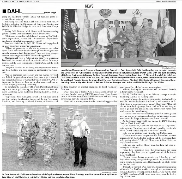 This Month in Fort McCoy History — August