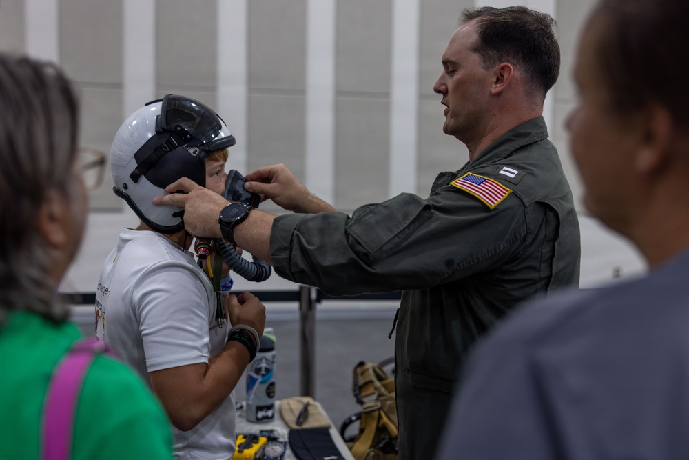 U.S. Marines with MCAS Cherry Point and 2nd MAW support 15th Annual ECAFH Fly-In