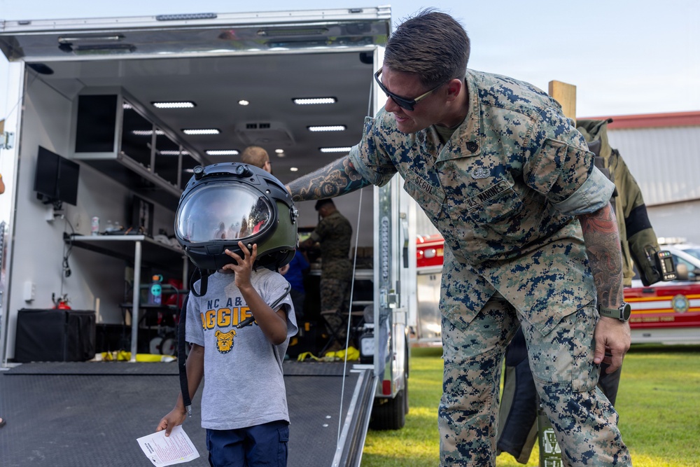 U.S. Marines with MCAS Cherry Point and 2nd MAW support 15th Annual ECAFH Fly-In