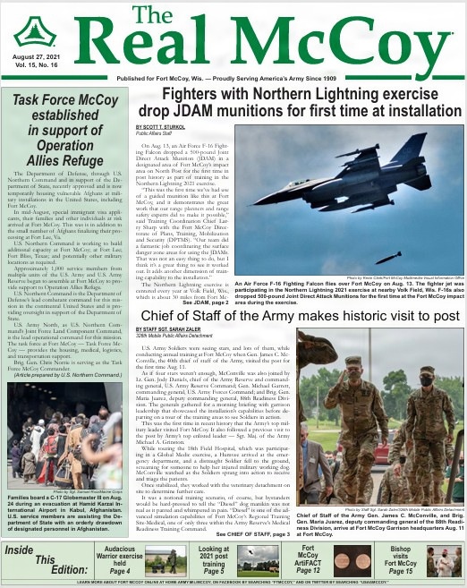 This Month in Fort McCoy History — August