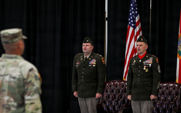 164th Air Defense Artillery Brigade Honors Command Sgt. Maj. Jason Evarts’ 24 Years of Service