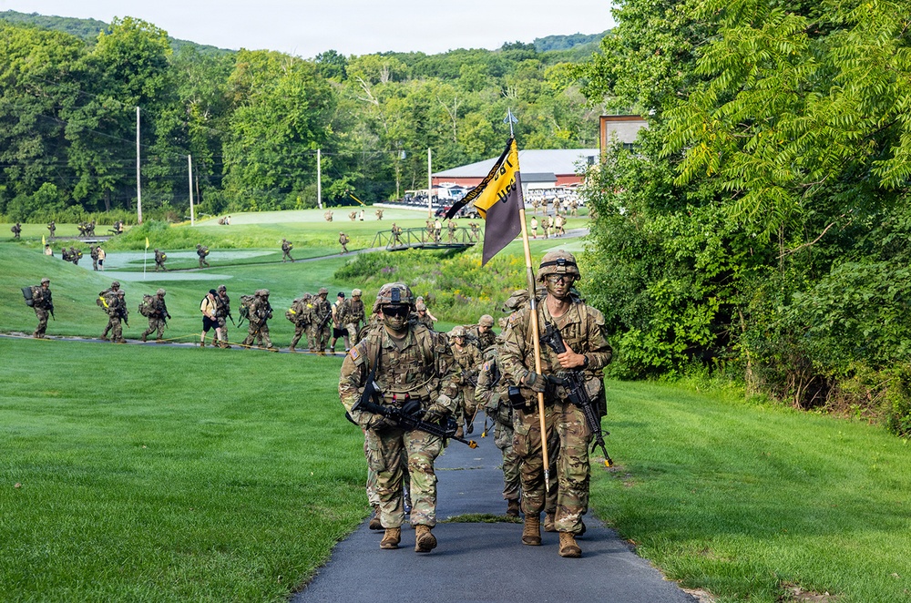 New cadets reach first academy milestone as they complete March Back, Cadet Basic Training