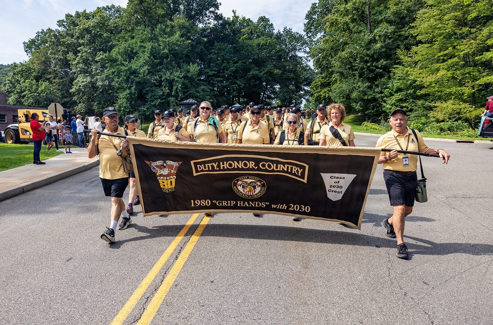 New cadets reach first academy milestone as they complete March Back, Cadet Basic Training