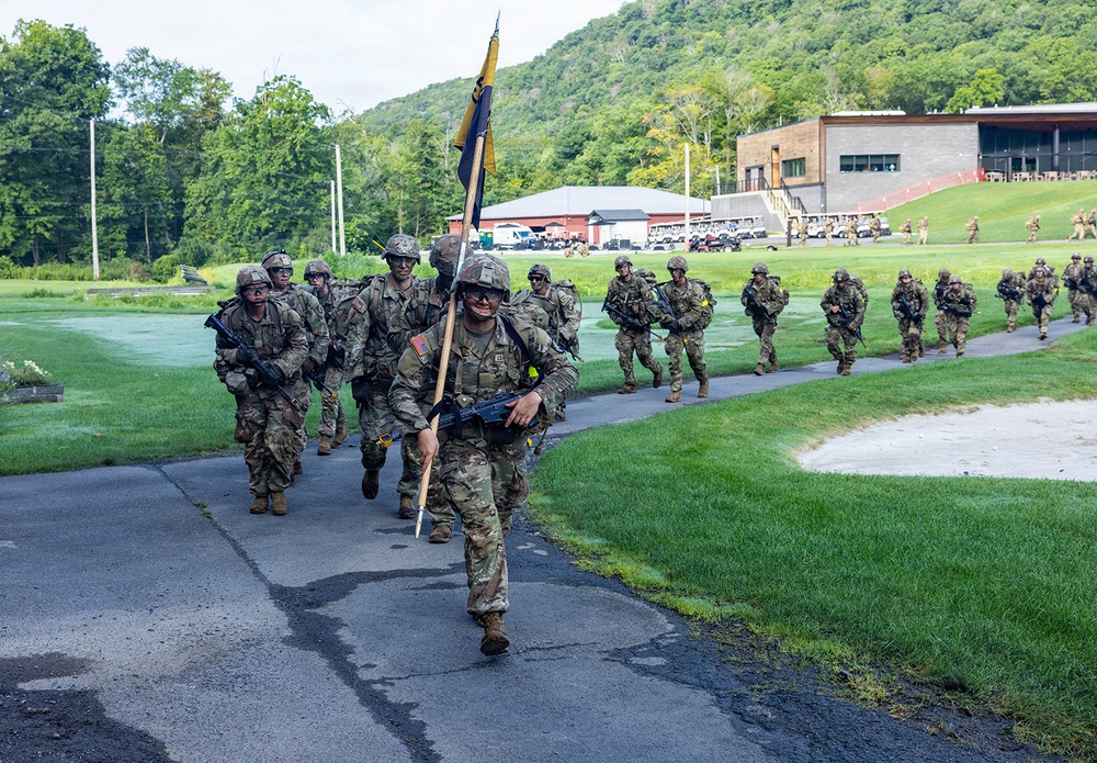 New cadets reach first academy milestone as they complete March Back, Cadet Basic Training