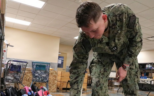 USS Helena sailors volunteer at Billings Food Bank