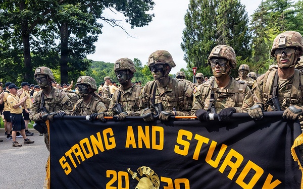 New cadets reach first academy milestone as they complete March Back, Cadet Basic Training