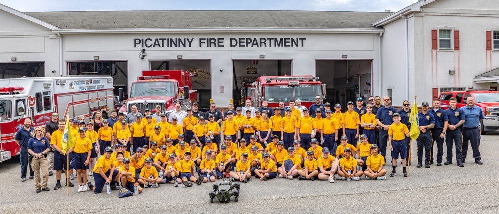 Local teens explore national defense missions and emergency response training at Picatinny