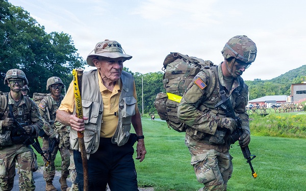 New cadets reach first academy milestone as they complete March Back, Cadet Basic Training