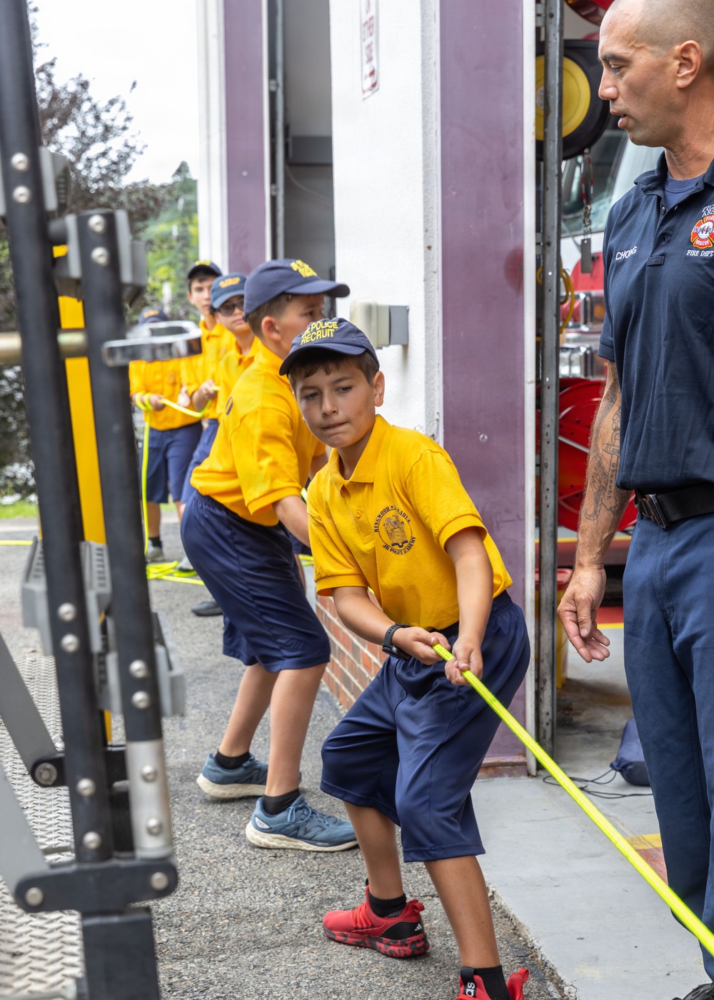 Local teens explore national defense missions and emergency response training at Picatinny