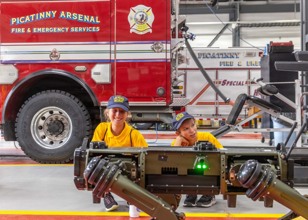 Local teens explore national defense missions and emergency response training at Picatinny