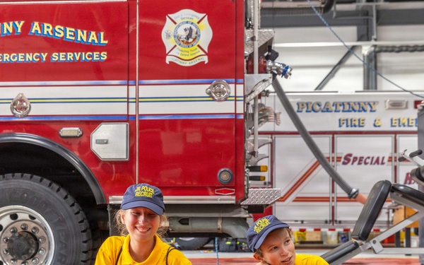 Local teens explore national defense missions and emergency response training at Picatinny