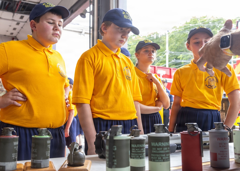 Local teens explore national defense missions and emergency response training at Picatinny