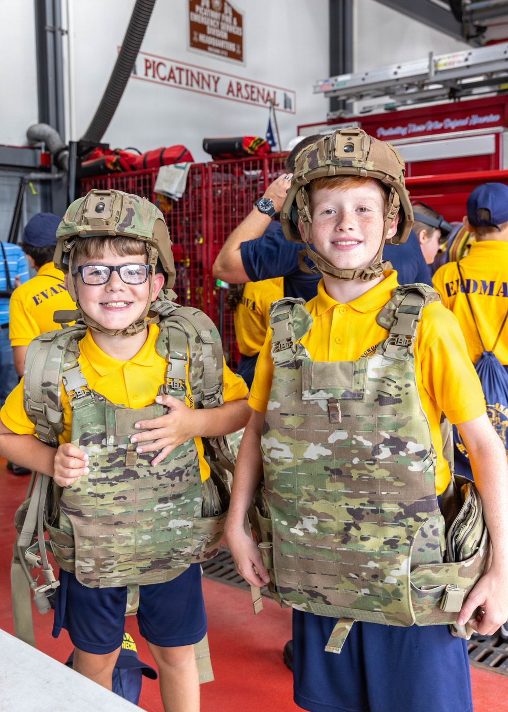 Local teens explore national defense missions and emergency response training at Picatinny