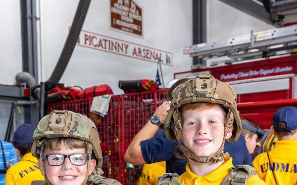 Local teens explore national defense missions and emergency response training at Picatinny