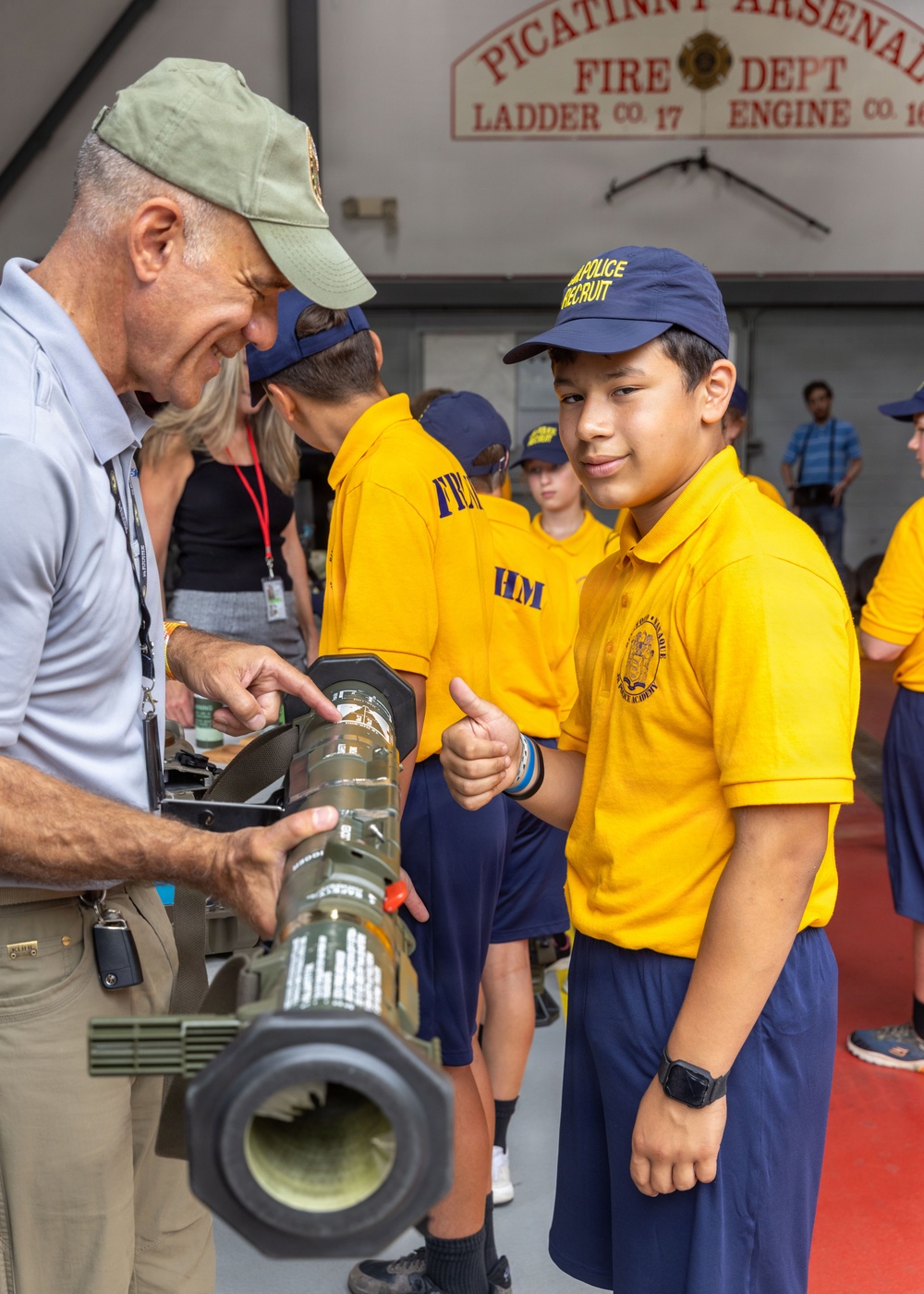 Local teens explore national defense missions and emergency response training at Picatinny