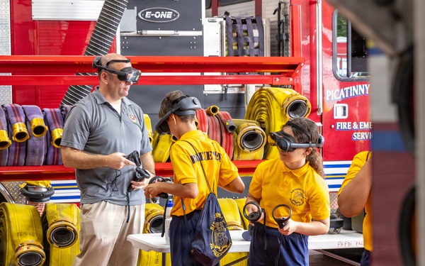 Local teens explore national defense missions and emergency response training at Picatinny