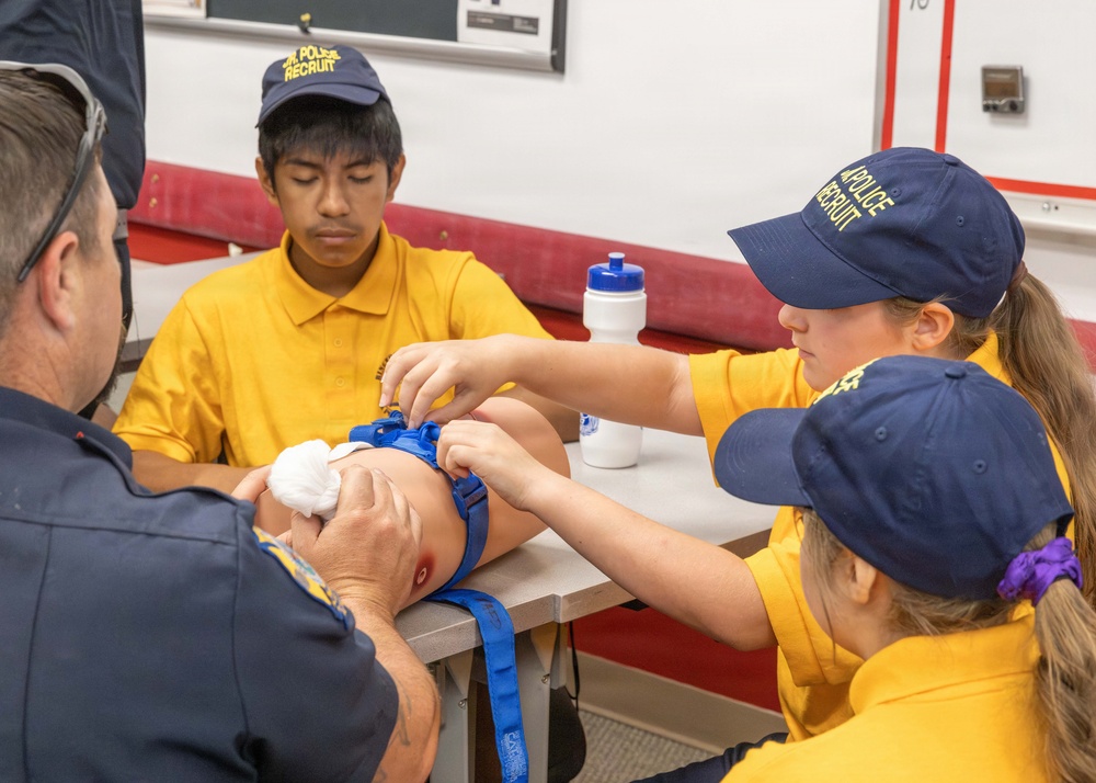 Local teens explore national defense missions and emergency response training at Picatinny