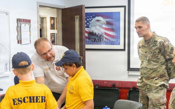 Local teens explore national defense missions and emergency response training at Picatinny