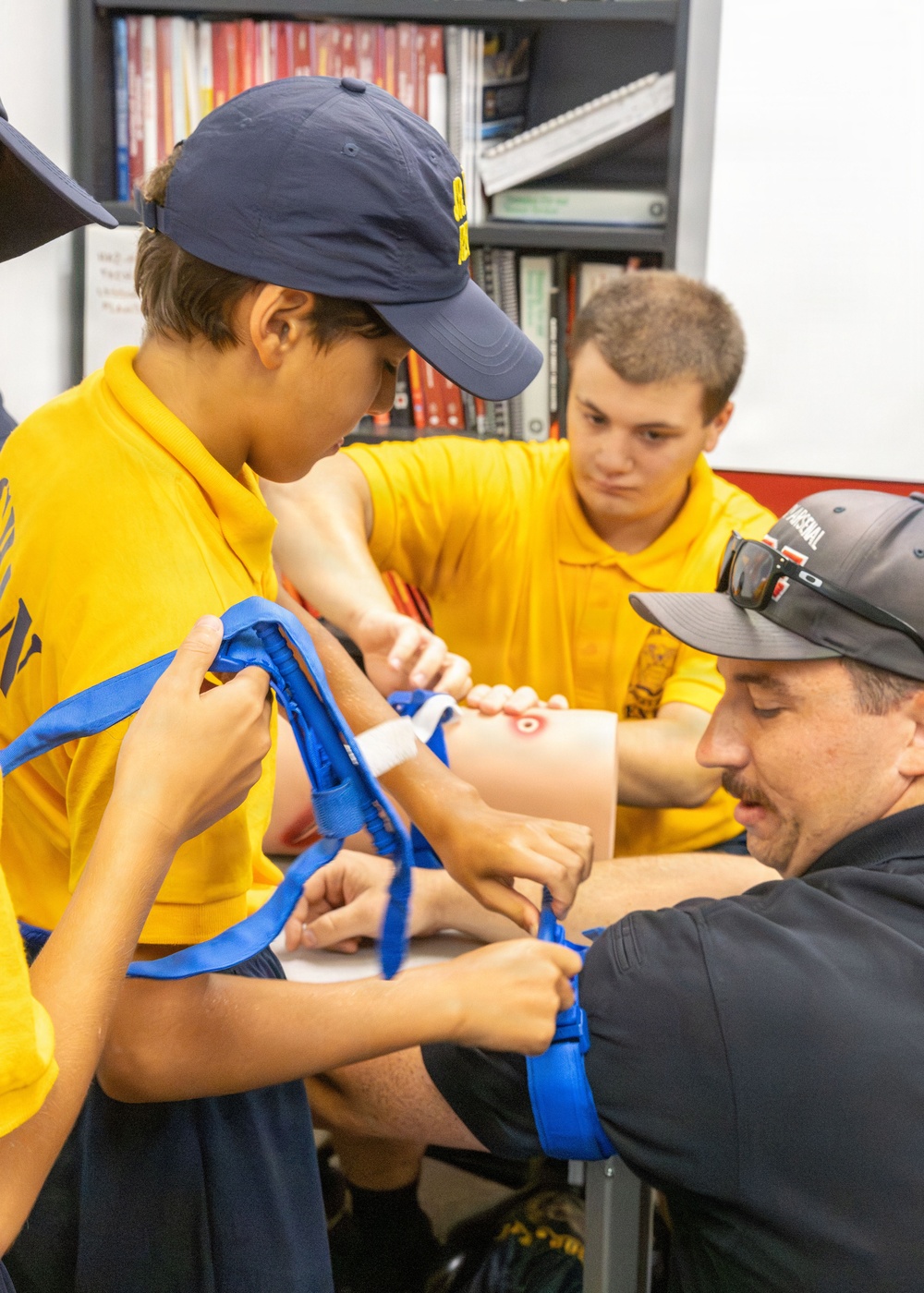 Local teens explore national defense missions and emergency response training at Picatinny