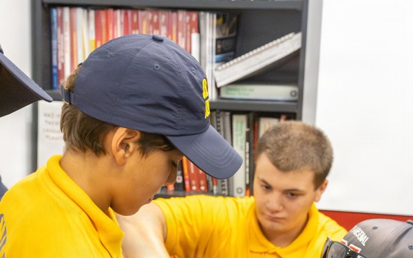 Local teens explore national defense missions and emergency response training at Picatinny