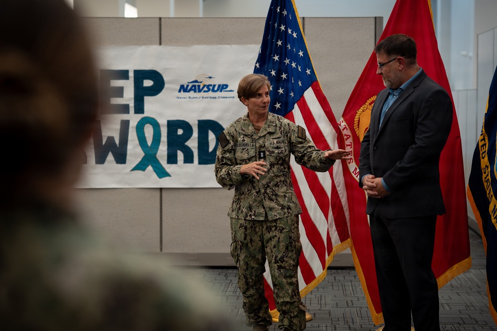 NAVSUP Department of the Navy Civilian Service Commendation Medal ceremony