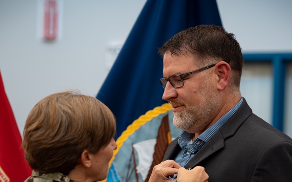 NAVSUP Department of the Navy Civilian Service Commendation Medal ceremony