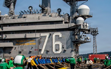 Ronald Reagan Sailors Conduct Flight Deck Training