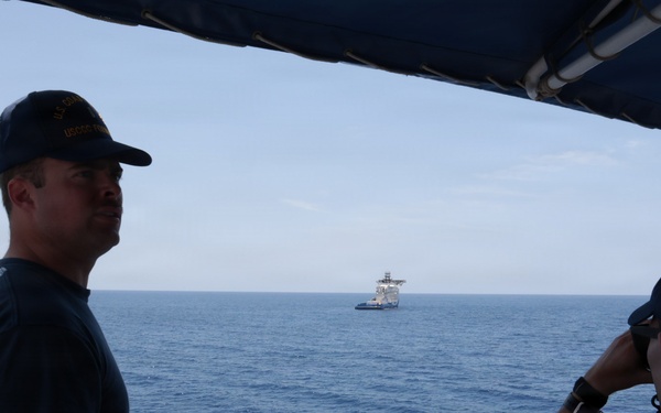 USCGC Forward and HSC Ocean conduct landmark replenishment at sea