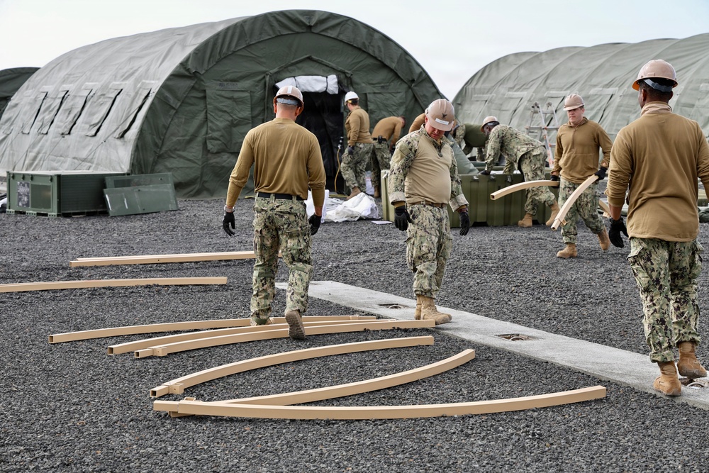 Seabees Establish Expeditionary Camp for Northern Viking 26