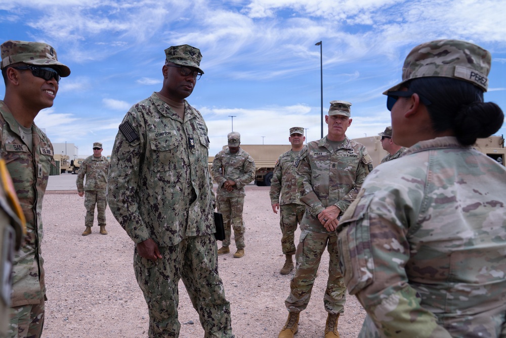 Senior enlisted leader for U.S. Central Command visits Fort Bliss