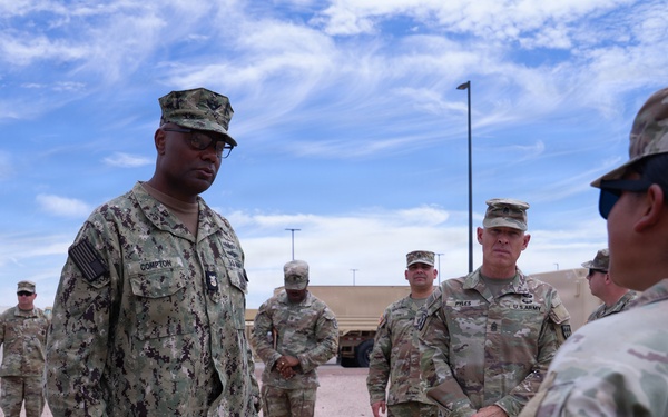 Senior enlisted leader for U.S. Central Command visits Fort Bliss