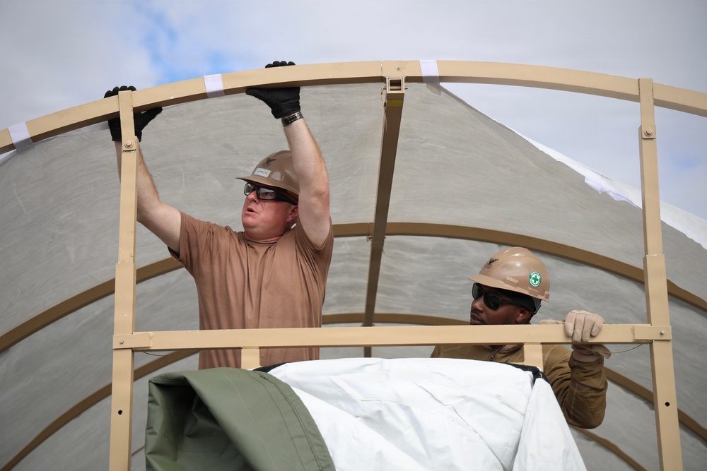Seabees Establish Expeditionary Camp for Northern Viking 26