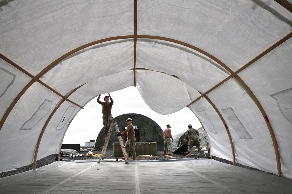 Seabees Establish Expeditionary Camp for Northern Viking 26