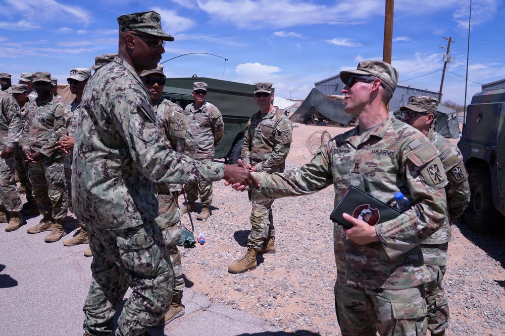 Senior enlisted leader for U.S. Central Command visits Fort Bliss
