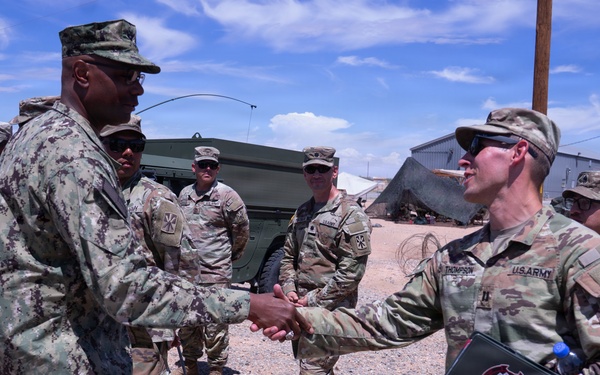 Senior enlisted leader for U.S. Central Command visits Fort Bliss