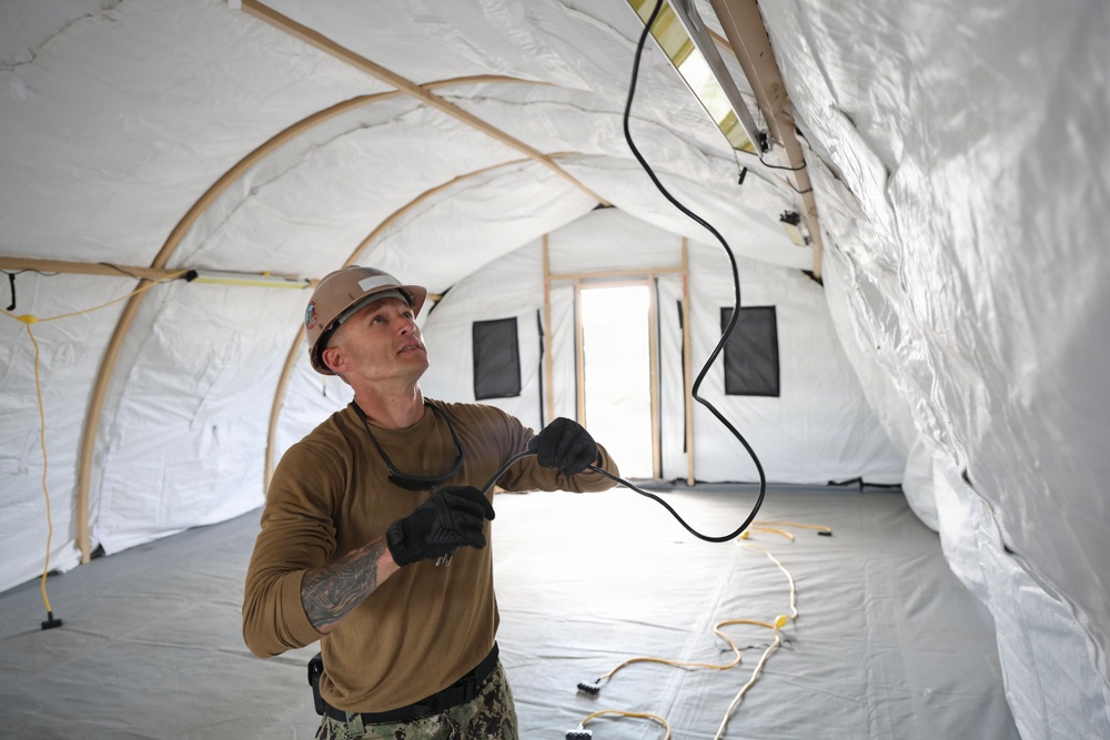 Seabees Establish Expeditionary Camp for Northern Viking 26